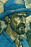 Placeholder: van gogh block print