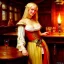 Placeholder: fullbody portrait 'beautiful face blonde massiveboobs medieval wench on tavern in medieval city',painting by gaston bussiere, greg rutkowski, yoji shinkawa, yoshitaka amano, tsutomu nihei, donato giancola, tim hildebrandt, oil on canvas, cinematic composition,sharp image, extreme detail,((fit full head inside picture)),32k