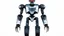 Placeholder: Robot with silver torso and claw feet