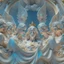 Placeholder: Heavenly choir of angels, 8k, RTX, realistic, 3D, intricate details, perfect faces