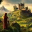 Placeholder: Chronicles of Narnia, Aslan on a hill with castle in background, 8k resolution, high-quality, fine-detail, intricate, digital art, detailed matte, volumetric lighting, illustration, 3D octane render, brian froud, howard lyon, selina french, anna dittmann, annie stokes, lisa parker, greg rutowski,