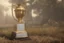 Placeholder: creative trophy design for animation film festival winner