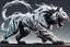 Placeholder: Venom beast in 8k solo leveling shadow artstyle, ice white tiger them, neon effect, full body, ice, intricate details, highly detailed, high details, detailed portrait, masterpiece,ultra detailed, ultra quality
