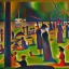 Placeholder: Suprematist painting by seurat