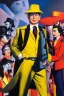 Placeholder: Full body portrait, painting, medium shot lady style of Dick Tracy Movie