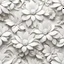 Placeholder: Hyper Realistic Abstract White Floral Patterns White Wall