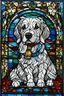Placeholder: stained glass dog
