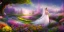 Placeholder: bright fairy, beautiful portrait, flowery landscape