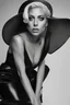 Placeholder: black and white photo portrait of Lady Gaga, HD ultra high resolution, award winning photography, professional studio lighting