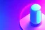 Placeholder: Isometric, Interior, blue neon lights, high detail, high definition, 3D, Blender