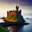 Placeholder: ancient castle in Scotland by the sea