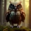 Placeholder: intricate details, realistic, octane, unreal engine, portrait, natural lighting,zoomed out + portrait, volumetric lighting, shiny,extreme detail, Photorealism, High detail, Hyper realistic Owl in forest, macro lens blur,abstract paint, sharp,ef 85mm 5.6, focus, trending by artstation