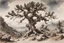 Placeholder: Jacopo Bassano 4K realistic high-detail photography of a full body view group of handsome 30-year-old muscular museum quality ink wash and watercolor painting of an ancient, gnarled and twisted, Bristlecone Pine on a remote plateau in the Rocky Mountains in the style of Karl Bodmer, and Winslow Homer, rendered as an aquatint, with a fine art aesthetic, highly detailed , 8k UHD cinegraphic realism