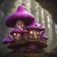 Placeholder: A lumpy mushroom house floating in space. neutral colors, white, purple magenta, Detailed gloss Painting, rich color, fantastical, intricate detail, splash screen, hyperdetailed, insane depth, concept art, 8k resolution, trending on Artstation, Unreal Engine 5, color depth, dynamic lighting, splash art, dramatic, masterpiece, excellent quality beautiful Imaginative, unique,