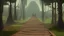 Placeholder: Cartoon style: t the end of the bridge, there is one tiny wooden house with red roof