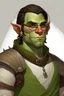 Placeholder: nerdy half orc young male