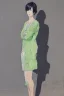 Placeholder: Full body portrait, painting, medium shot lady ShibuyaPunk