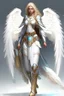Placeholder: female traveler clothes aasimar protector
