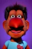 Placeholder: Waist up muppet Portrait, Nicolas maduro muppet doll, photo studio, red background, unreal engine 5, concept art, art station, ray tracing, lumen lighting, ultra detail, volumetric lighting, 3d.