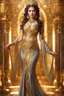 Placeholder: Beautiful Goddess Photo Portrait Fantasycore Artwork, fullbody,wearing traditional golden silver ornaments dress ,Intricate Photography, A Masterpiece