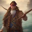 Placeholder: A pirate with long beard ray tracing 4k realistic