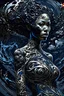 Placeholder: beautiful woman, Black ink flow, 8k resolution, photorealistic masterpiece by Aaron Horkey and Jeremy Mann, intricately detailed fluid gouache painting by Jean Baptiste, professional photography, natural lighting, volumetric lighting, maximalist, 8k resolution, concept art, intricately detailed, complex, elegant, expansive, fantastical, cover