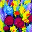 Placeholder:  bold stokes flowers abstract painting