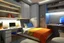 Placeholder: A youthful room with a PC and a bed 190 cm, 90 cm wide, and RGP side lighting.