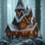 Placeholder: the most stunning, intricate witch house made of crushed rock candy, frosting, gingerbread, in a gloomy forest, high-quality, ultrafine-detail, 8k resolution, 3d octane render, digital art, detailed matte, close up, George Grie, Anne Dittman, Anne Stokes, Lisa Parker, Selina French