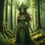 Placeholder: create a full body portrait of a forest spirit wraith enchantress , with highly detailed, sharply lined facial features, in the deep forest of Brokilon , finely inked, in rustic colors, 4k in the style of Peter Mohrbacher source vibrations, bokeh like f/0.8, tilt-shift lens 8k, high detail, smooth render, down-light, unreal engine, prize winning