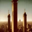 Placeholder: Vignola classicism palladio architecture Metropolis, otto hung, friz Lang ,renaissance painting, matte painting,romanticism painting,cyberpunk,detailed facades, retrofuturistic