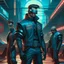 Placeholder: cyberpunk retro futuristic rebel