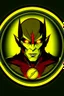 Placeholder: reverse flash logo animated inside a medalion