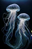 Placeholder: 3 ethereal jellyfish with intricate tendrils