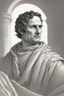 Placeholder: uomo di mezza età, naturalmente capelli scuri e carnagione chiara, magari se proprio vuoi dargli un segno particolare una piccola escrescenza vicino all'occhio tipo Cicerone (Se si vedono le mani il nell'anello senatoriale)