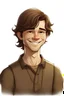 Placeholder: 20's male, brown hair, Scale mail, small smile