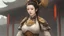 Placeholder: a woman in ancient city,Chinese armour,ancient chinese,front view,voluptuous