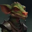 Placeholder: dnd, artistic, illustration, artstation, kobold, reptile, portrait, zombie, skinned