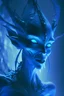 Placeholder: Blue witch alien, unreal lighting, volumetric lighting, high contrasts, sharp focus,