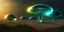 Placeholder: extra-terrestrial, 8K, photo realistic, highly detailed, lught ufo, light colors