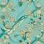 Placeholder: a sinister and subversive repeatable tiling Chinoiserie wallpaper pattern