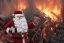 Placeholder: santa claus invades Helm's Deep fire destruction