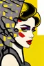 Placeholder: portrait mark antony roy lichtenstein style