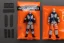 Placeholder: Mike Pence G.I. Joe action figure Space force uniform With Extra accessories inside a blister packaging hanging on a Wallrack in toystore, fluorescent orange, toy guns, wide angle shot whole body, black moonboots, fullsize