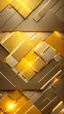 Placeholder: Hyper Realistic Yellow & Beige Intersecting Textures With Glowing Golden Embers.