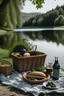 Placeholder: A picnic by the lake