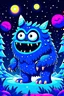 Placeholder: Night winter monster suitable for children