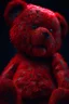 Placeholder: Teddy bear red creature fused ,insanely detailed, 16k resolution, cinematic smooth, intricate detail