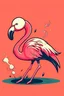 Placeholder: Farting flamingo
