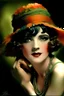 Placeholder: Actress Corinne Griffith in colors